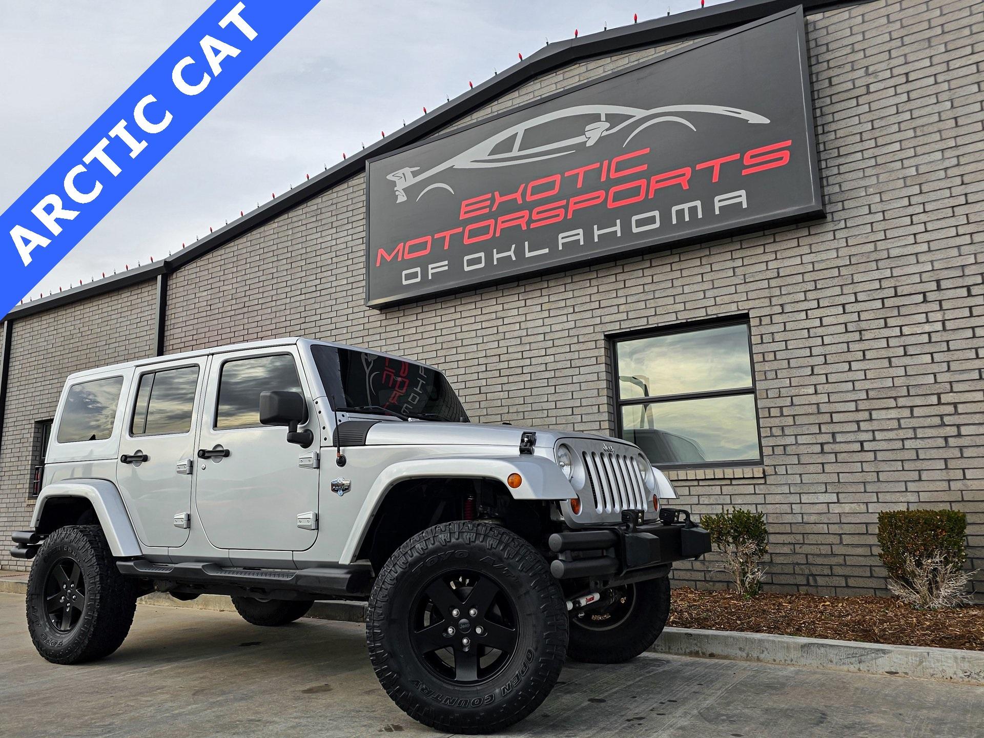 Used 2012 Jeep Wrangler Unlimited Sahara Arctic Edition For Sale (Sold) | Exotic Motorsports of Oklahoma Stock #A183-1 Used 2012 Jeep Wrangler Unlimited Sahara Arctic Edition For Sale (Sold) | Exotic Motorsports of Oklahoma Stock #A183-1