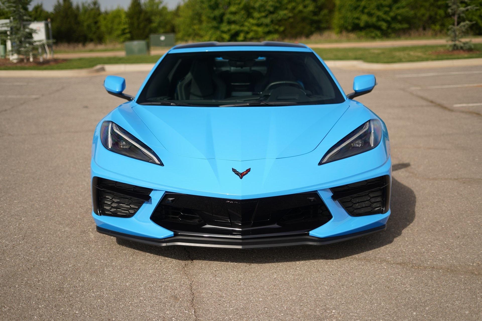 Camaro SS RS & Corvette Stingray 2台セット AUTOart Chevrolet Corvette (C8) Stingray Z51 (Blue) 71281 1