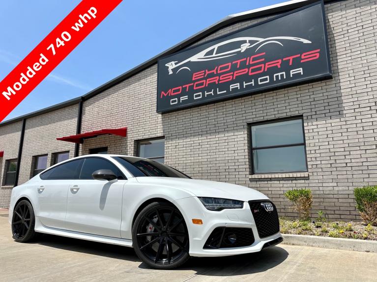 Used 2017 Audi RS 7 4.0T Performance Prestige / 740whp / Upgraded Turbos / Downpipes / Intake/ for sale $60,995 at Exotic Motorsports of Oklahoma in Edmond OK