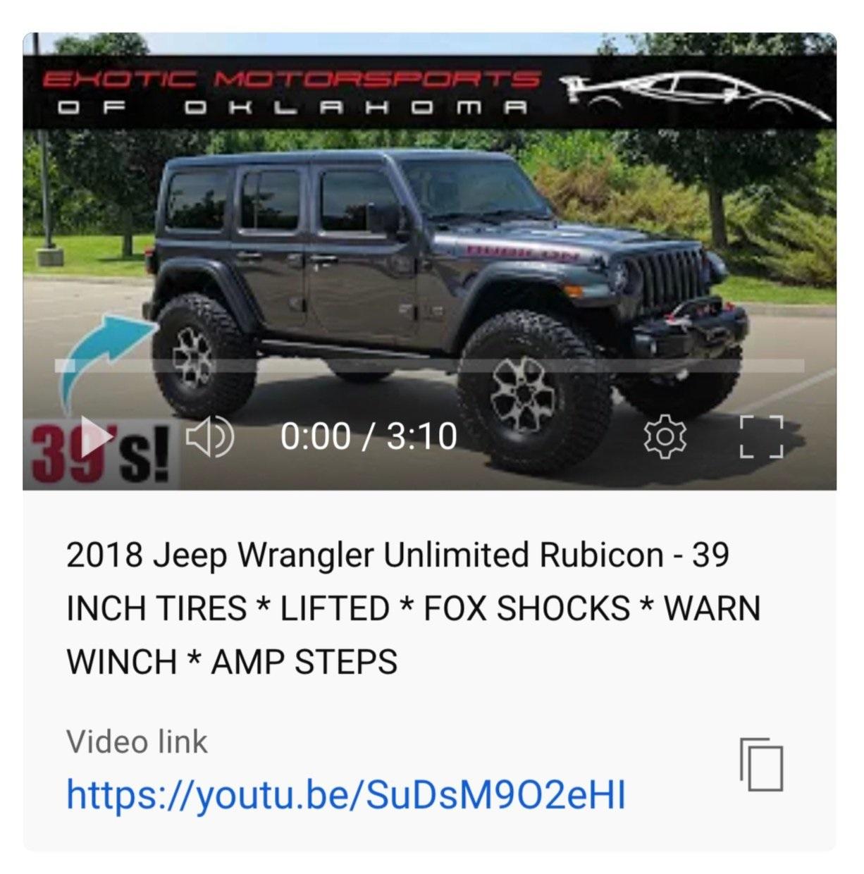 Used 2013 Jeep Wrangler Unlimited Sport / FOX SHOCKS / SOUND