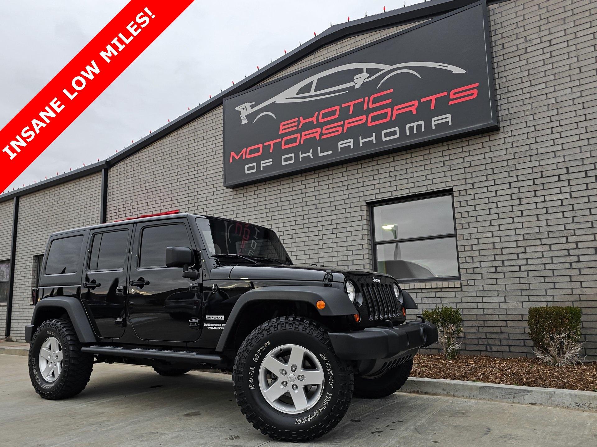 Used 2013 Jeep Wrangler Unlimited Sport For Sale (Sold) Exotic