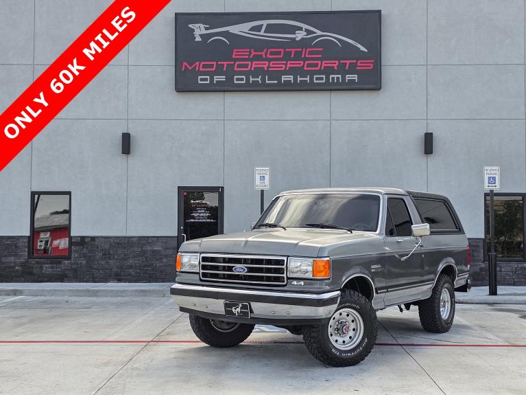 Used 1989 Ford Bronco XLT for sale $24,995 at Exotic Motorsports of Oklahoma in Edmond OK