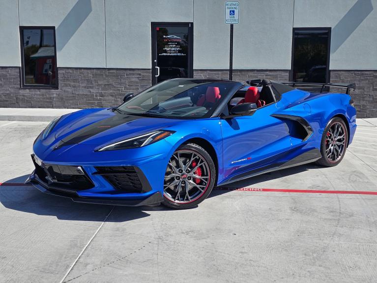 2023 エルクハートレイクブルーメタリック (チェイスカー) Used 2023 Chevrolet Corvette Stingray 2LT * GT2 * Z51 * FULL FRONT