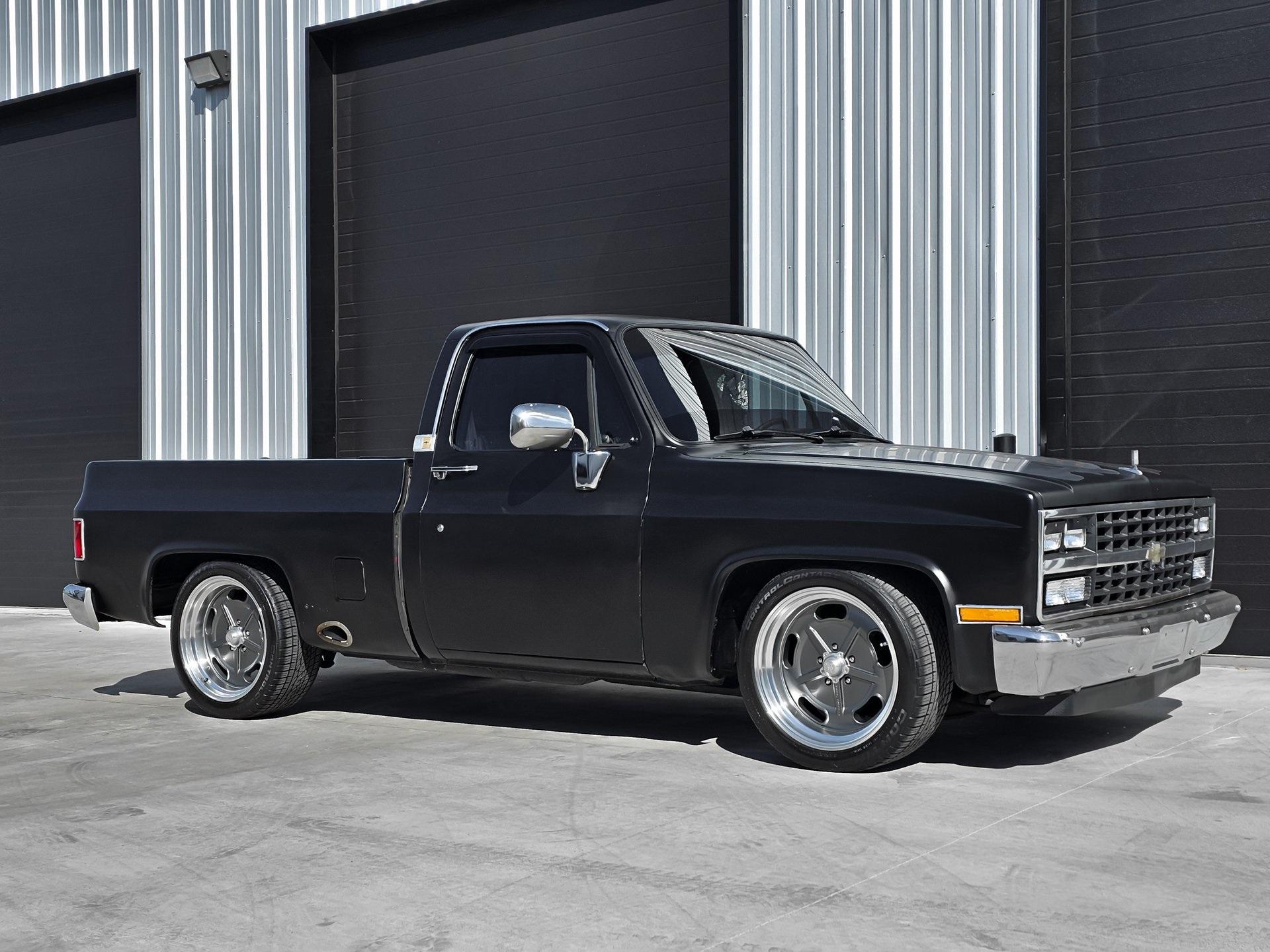 Used 1984 Chevrolet C/K 10 MATTE BLACK PAINT * CUSTOM INTERIOR