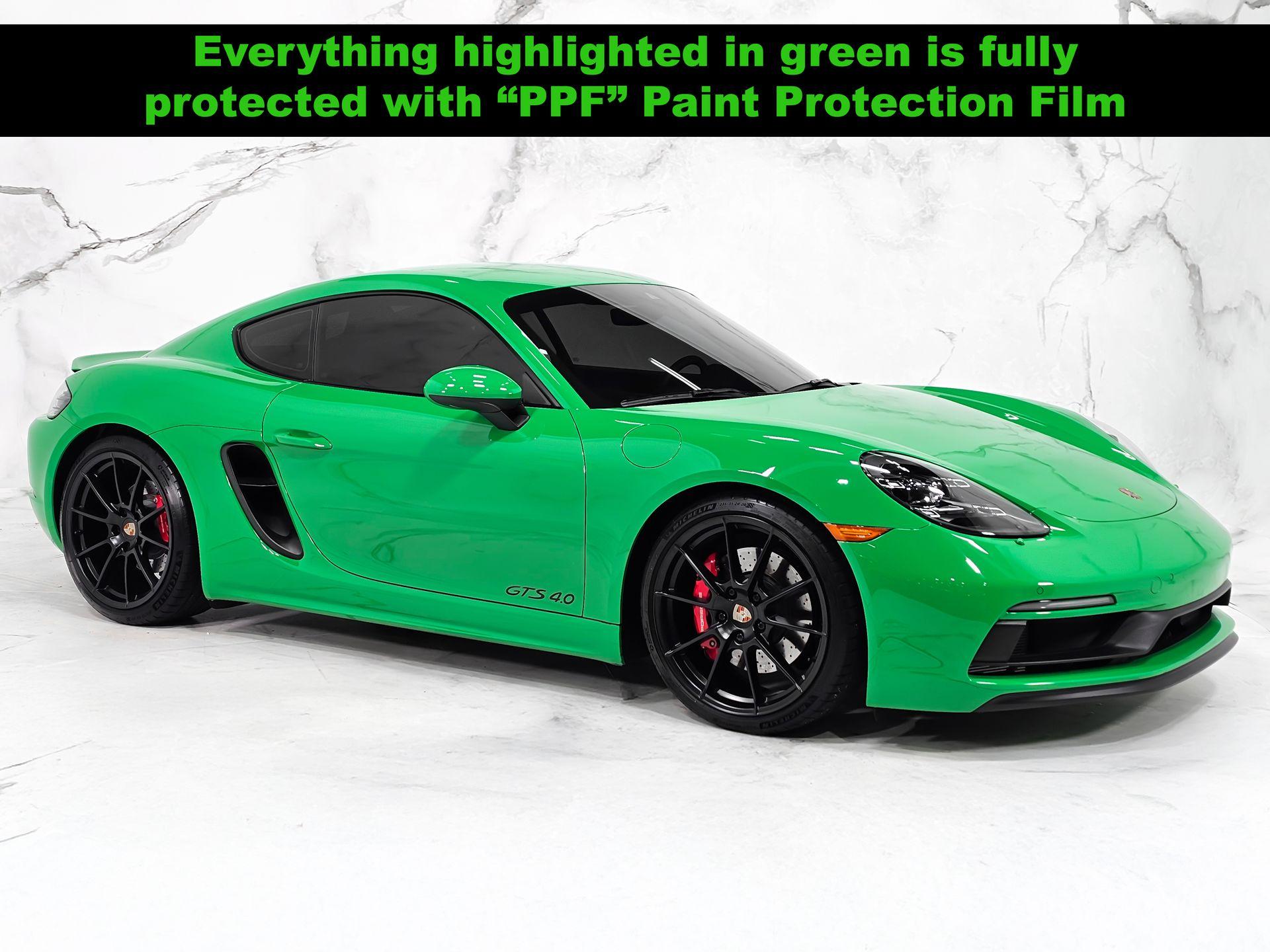 Used 2021 Porsche 718 Cayman GTS 4.0 * PYTHON GREEN * PPF For Sale