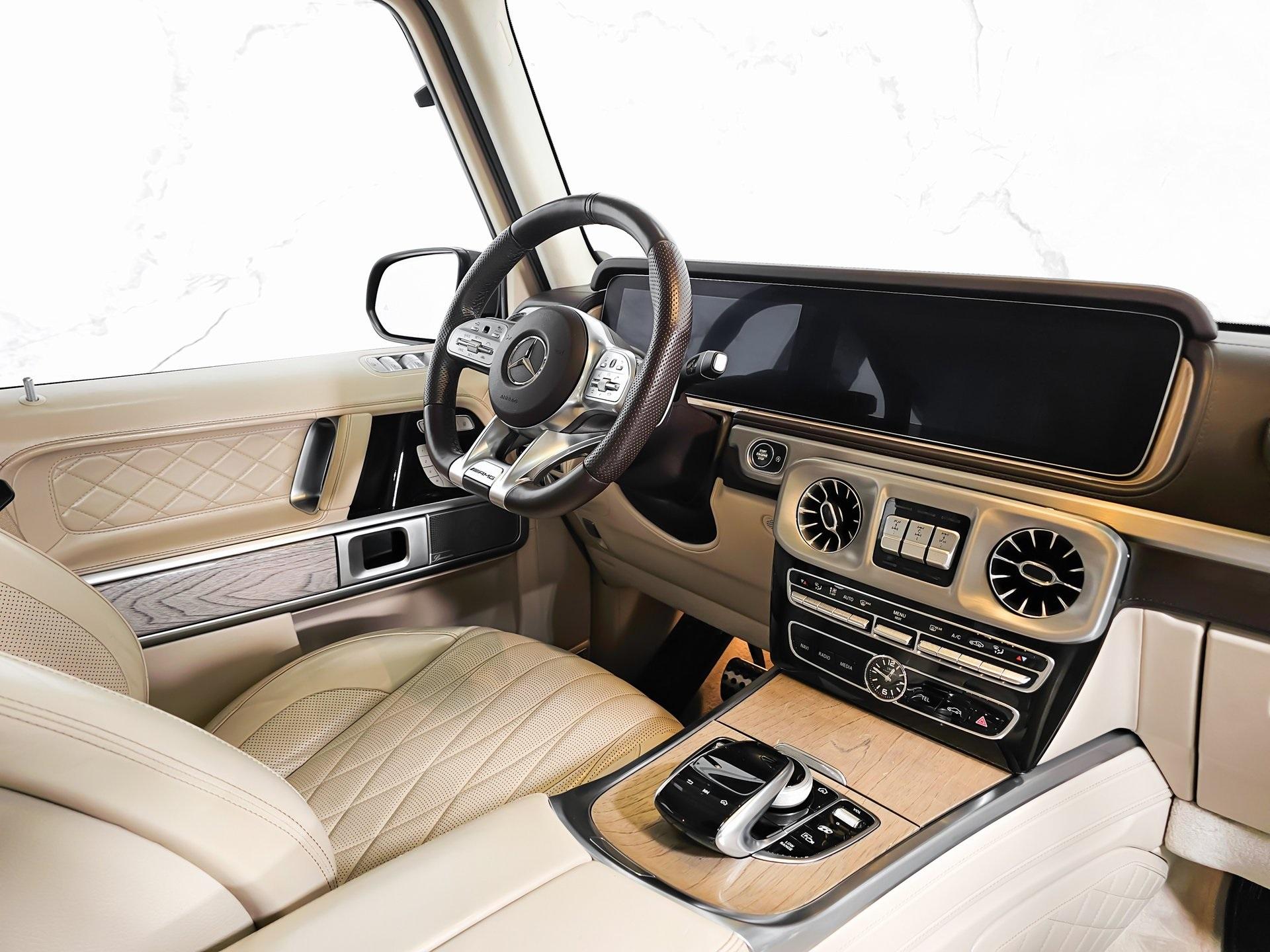 Mercedes G Wagon Cream Interior