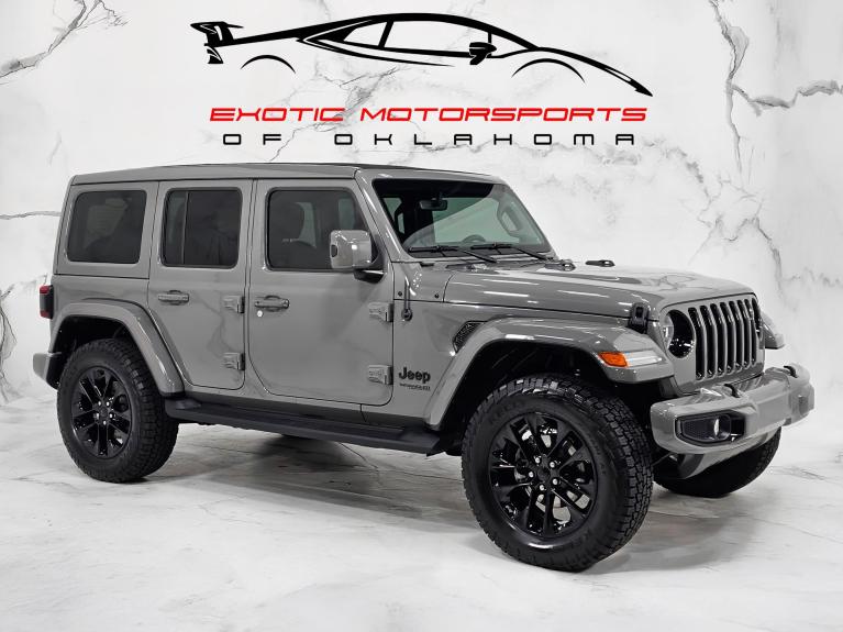 Used 2021 Jeep Wrangler Unlimited Sahara High Altitude for sale Call for price at Exotic Motorsports of Oklahoma in Edmond OK