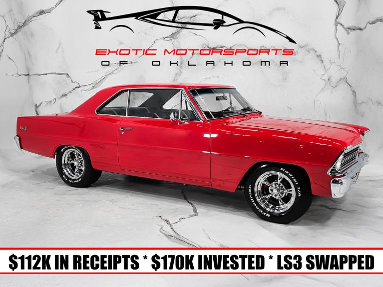Used 1967 Chevrolet Nova for sale $89,947 at Exotic Motorsports of Oklahoma in Edmond OK