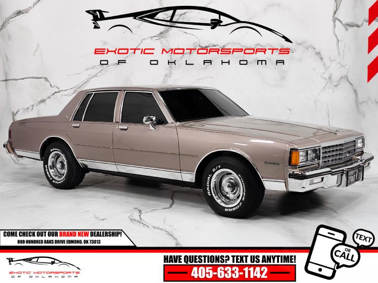 Used 1984 Chevrolet Caprice Classic for sale $31,947 at Exotic Motorsports of Oklahoma in Edmond OK