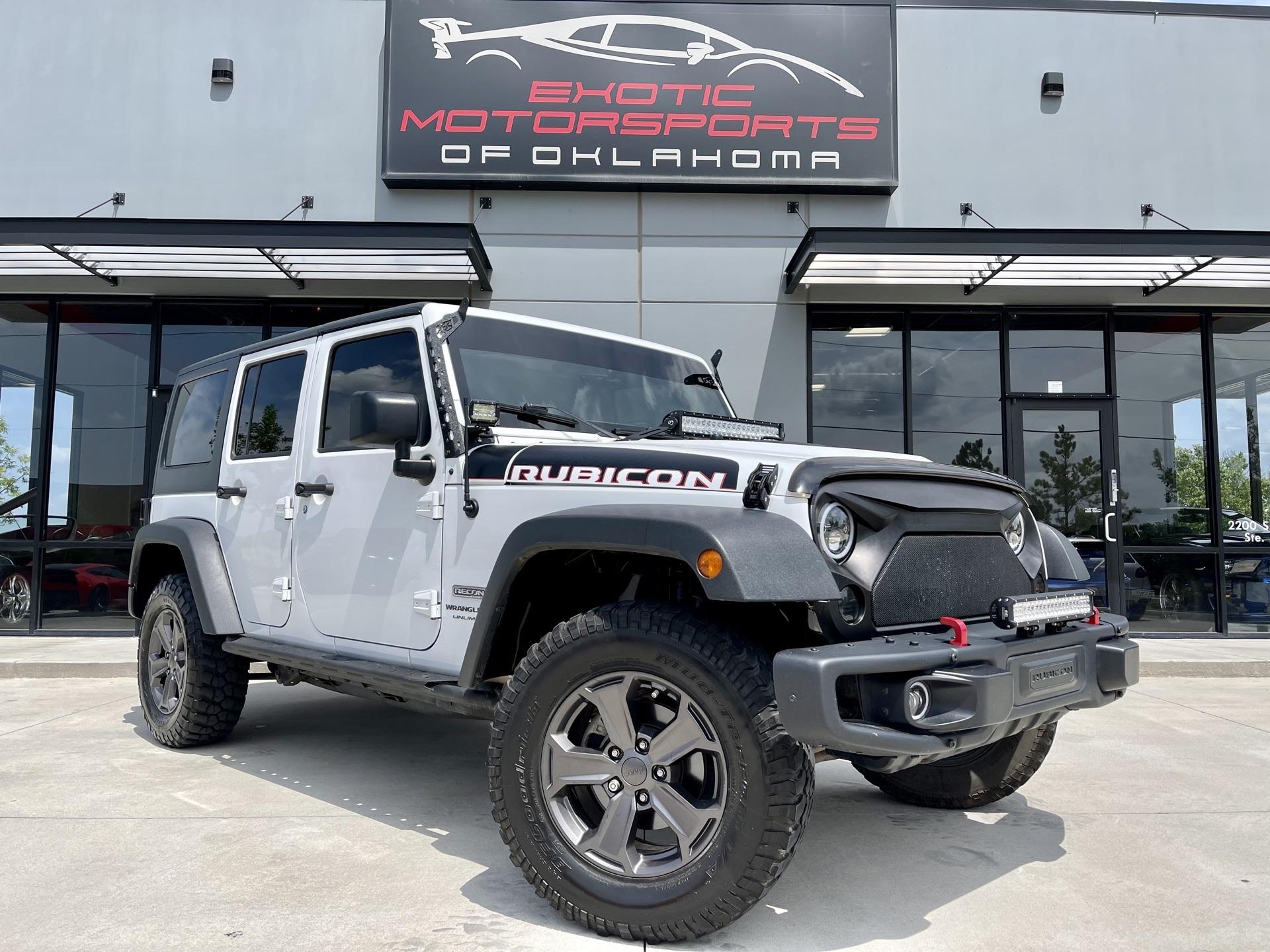 Used 2018 Jeep Wrangler JK Unlimited Rubicon For Sale (Sold) | Exotic  Motorsports of Oklahoma Stock #C638-1