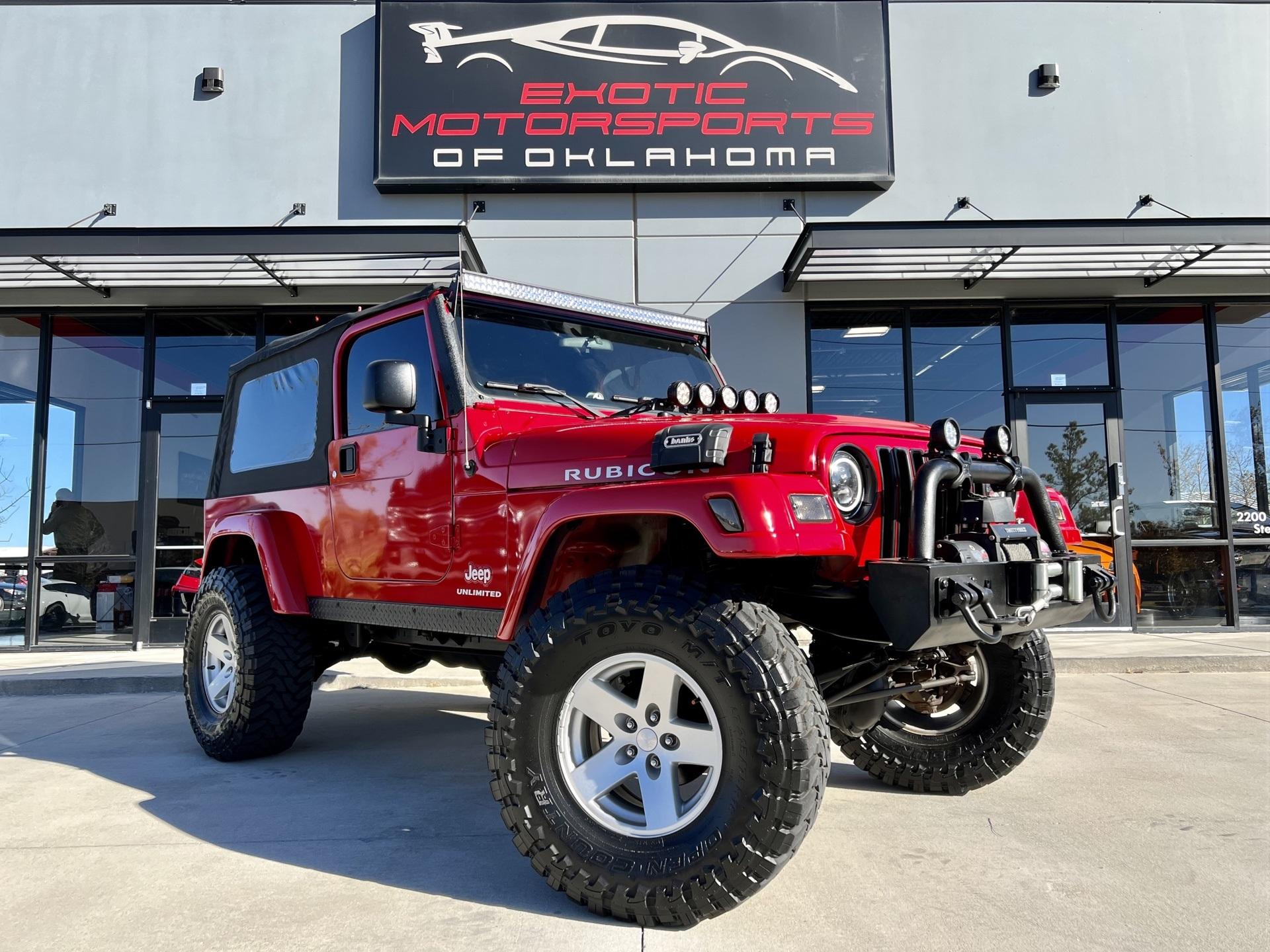 Used 2006 Jeep Wrangler Unlimited Rubicon For Sale (Sold) | Exotic Motorsports of Oklahoma Stock #A122 Used 2006 Jeep Wrangler Unlimited Rubicon For Sale (Sold) | Exotic Motorsports of Oklahoma Stock #A122