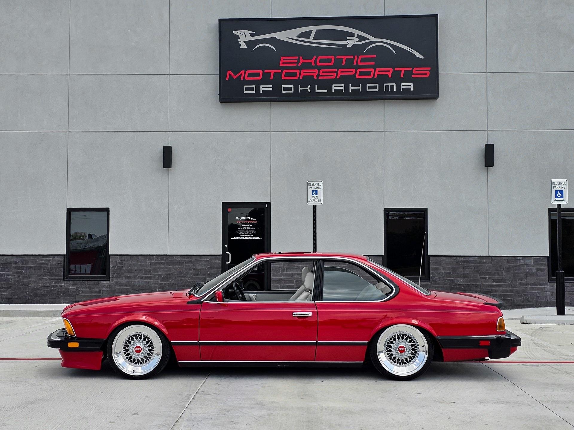 BMW M6 (E24) US M635 CSI 1/18 Ottomobile - Rouge, Custom BBS, Résine - Occasion Boîte